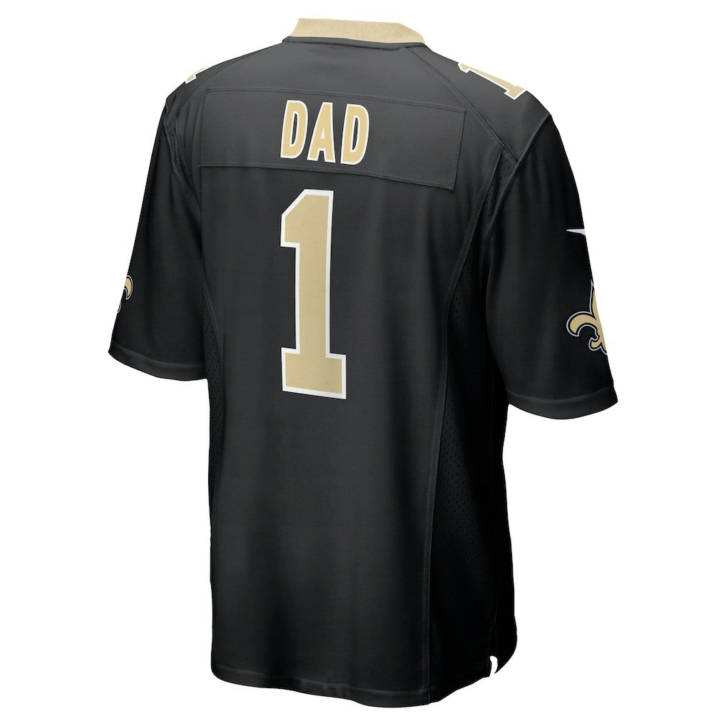 Nike Number 1 Dad New Orleans Saints Game Jersey Black