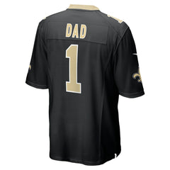 Nike Number 1 Dad New Orleans Saints Game Jersey Black