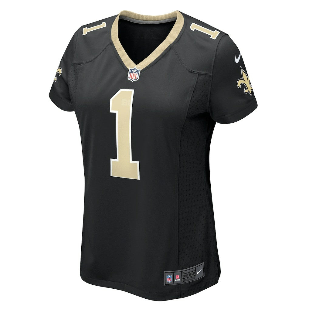 Nike Number 1 Mom New Orleans Saints Women's Game Jersey Black