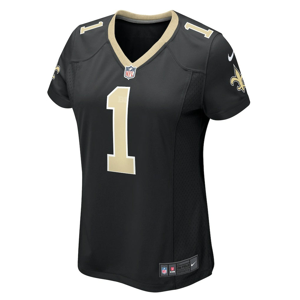 Nike Number 1 Mom New Orleans Saints Women's Game Jersey Black