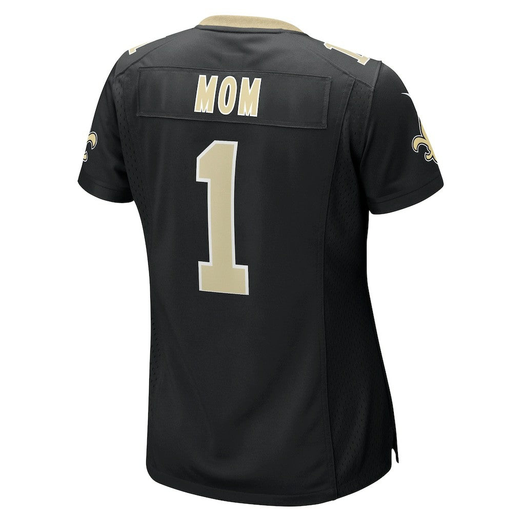 Nike Number 1 Mom New Orleans Saints Women's Game Jersey Black
