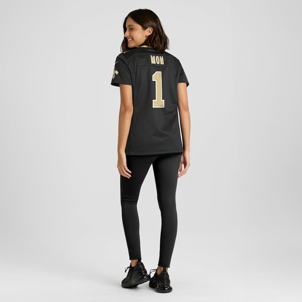 Nike Number 1 Mom New Orleans Saints Women's Game Jersey Black