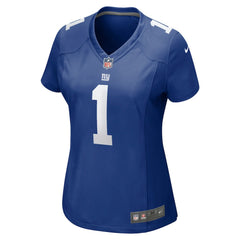 Nike Number 1 Mom New York Giants Women's Game Jersey Royal