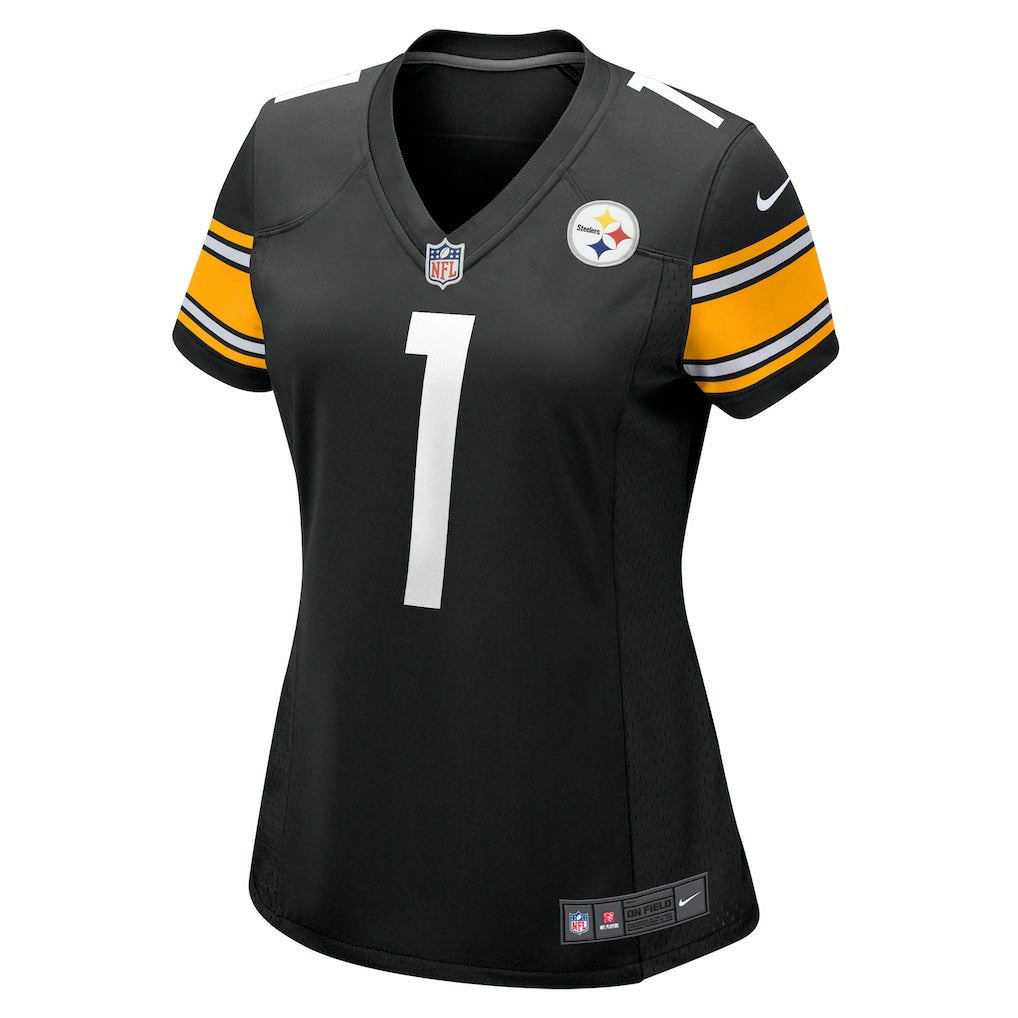 Nike Number 1 Mom Pittsburgh Steelers Women's Game Jersey Black