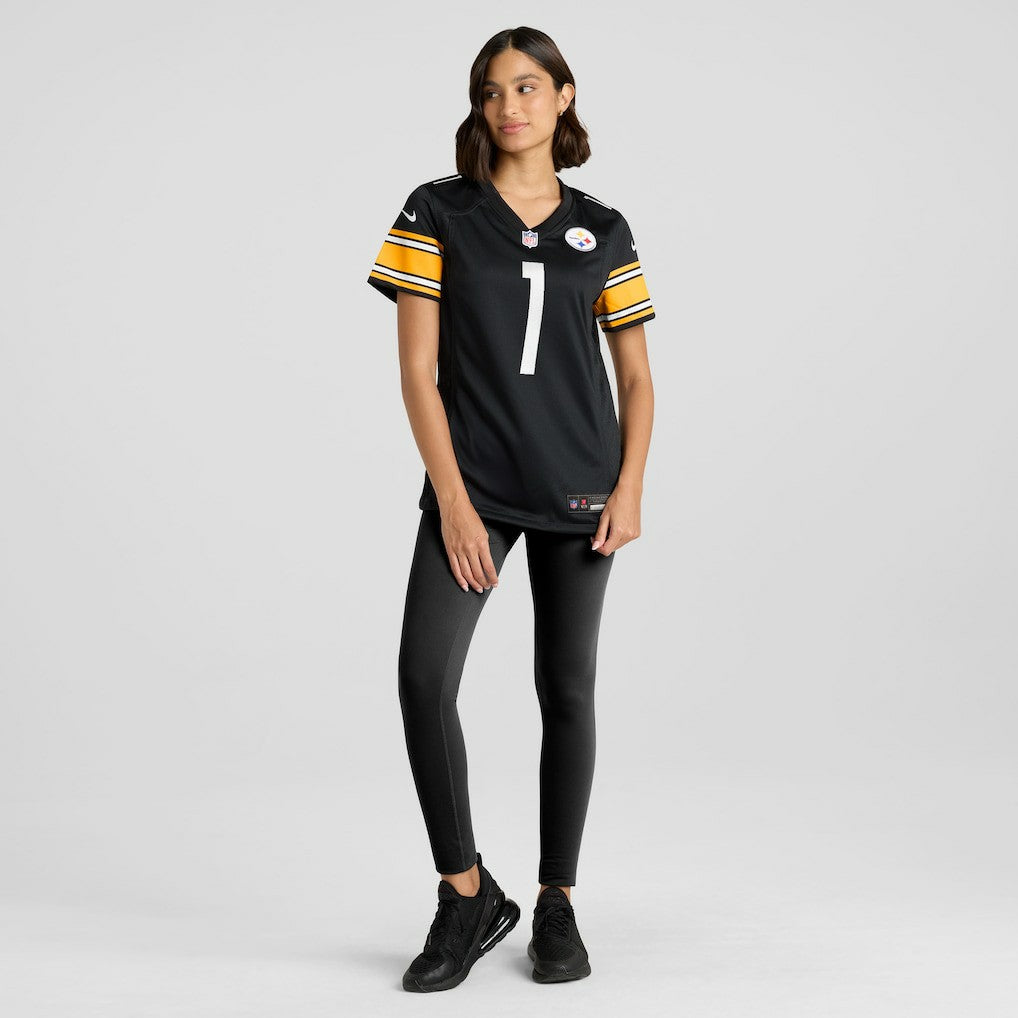 Nike Number 1 Mom Pittsburgh Steelers Women's Game Jersey Black