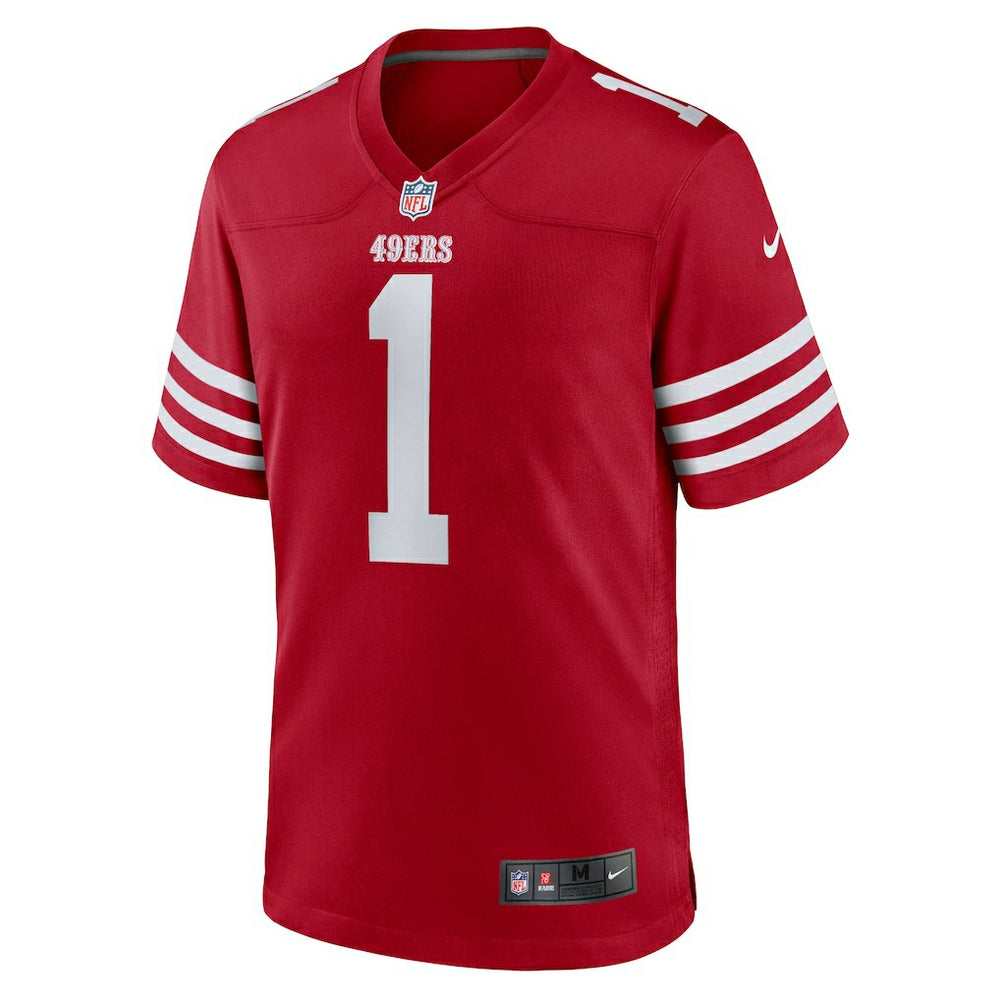 Nike Number 1 Dad San Francisco 49ers Game Jersey Scarlet