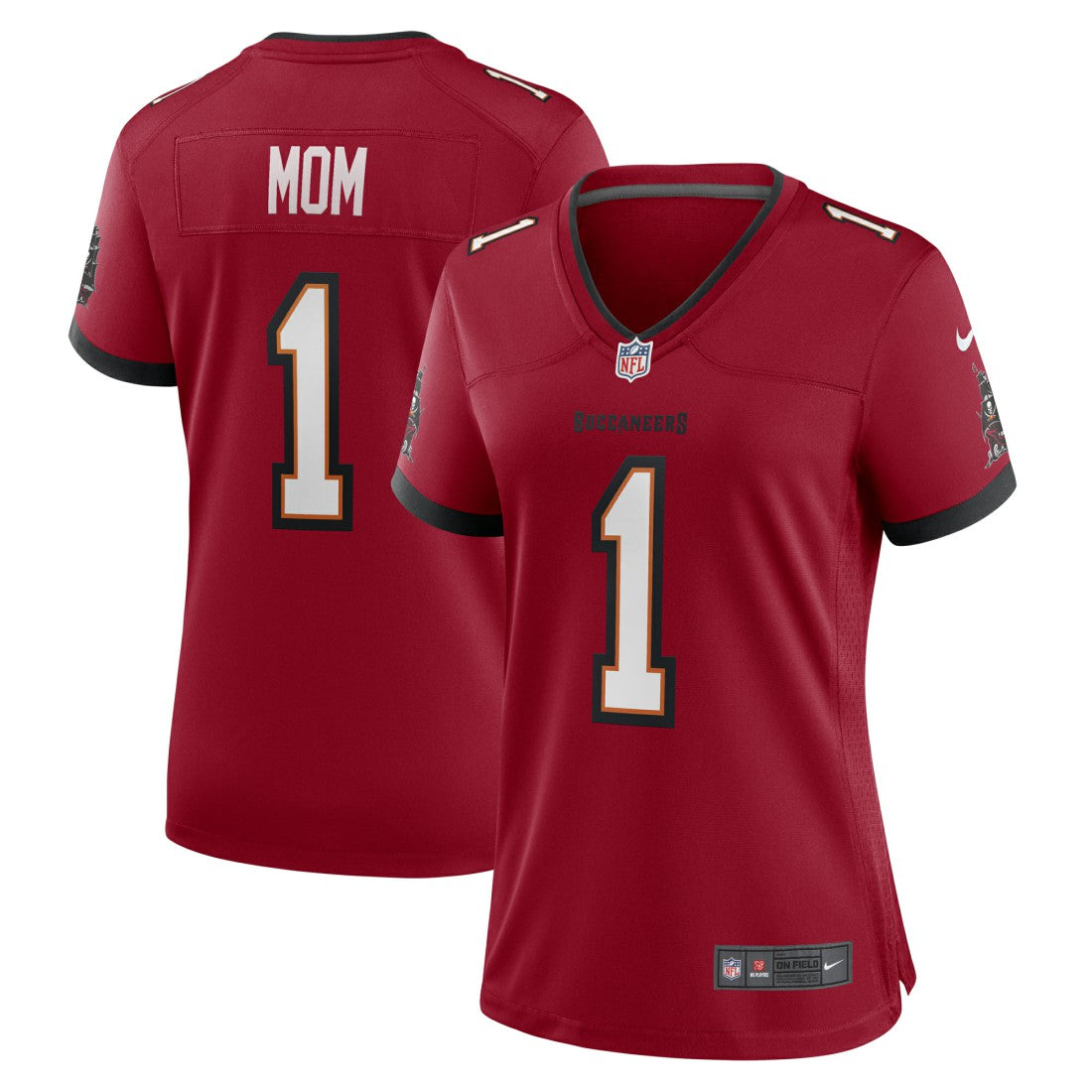 Nike Number 1 Mom Tampa Bay Buccaneers Women's Game Jersey Red