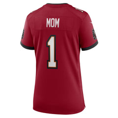 Nike Number 1 Mom Tampa Bay Buccaneers Women's Game Jersey Red