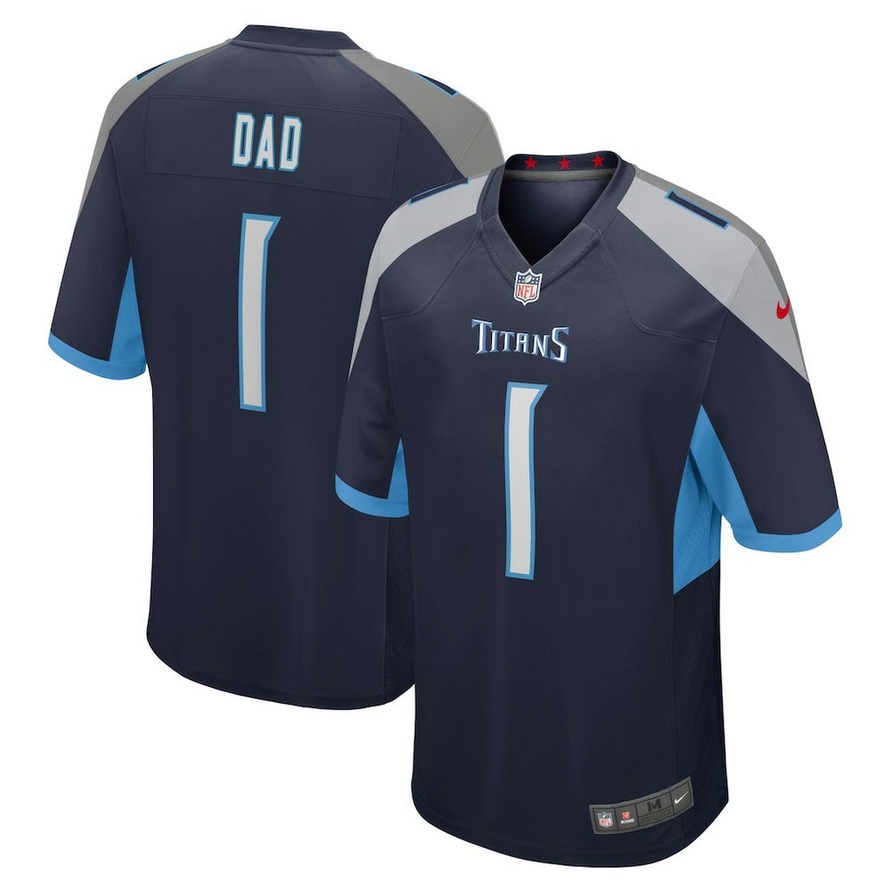 Nike Number 1 Dad Tennessee Titans Game Jersey Navy