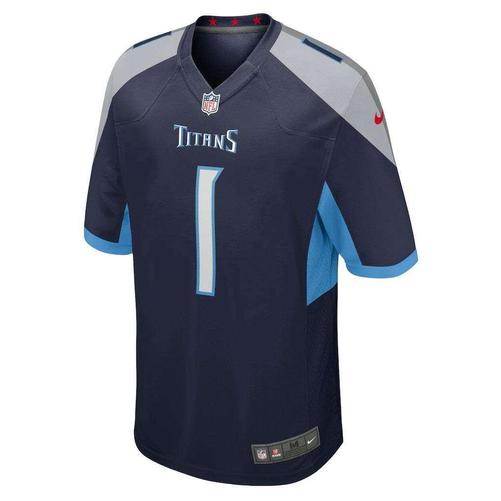 Nike Number 1 Dad Tennessee Titans Game Jersey Navy