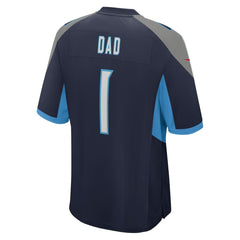 Nike Number 1 Dad Tennessee Titans Game Jersey Navy