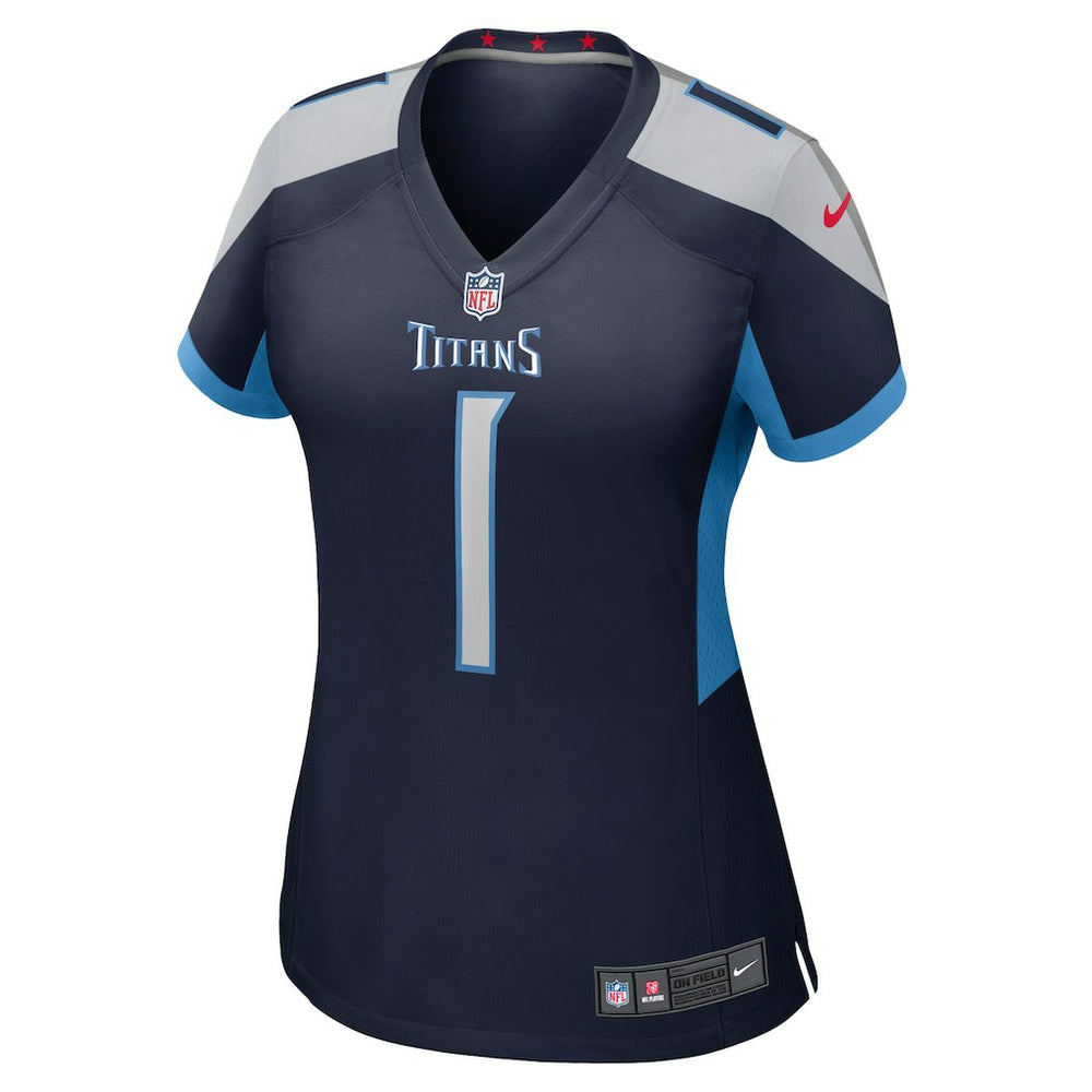 Nike Number 1 Mom Tennessee Titans Women's Game Jersey Navy