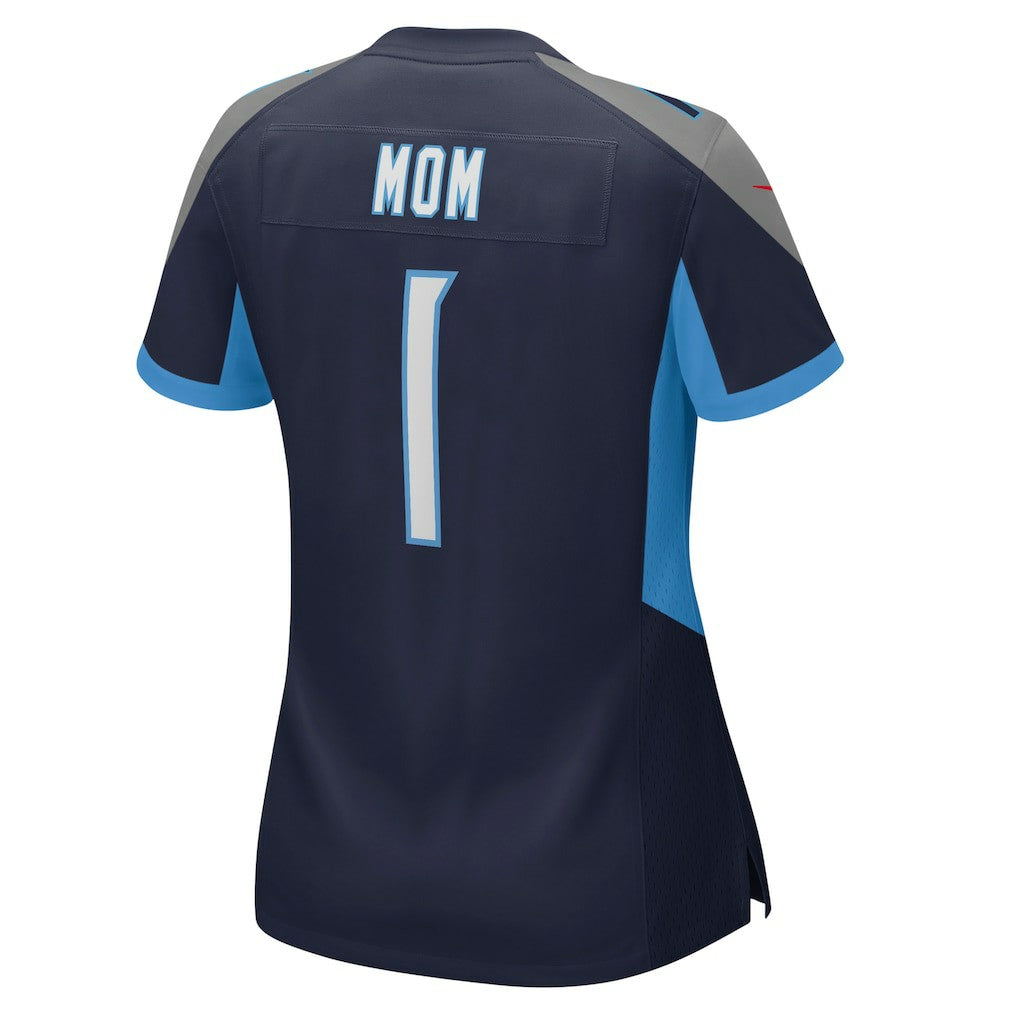 Nike Number 1 Mom Tennessee Titans Women's Game Jersey Navy