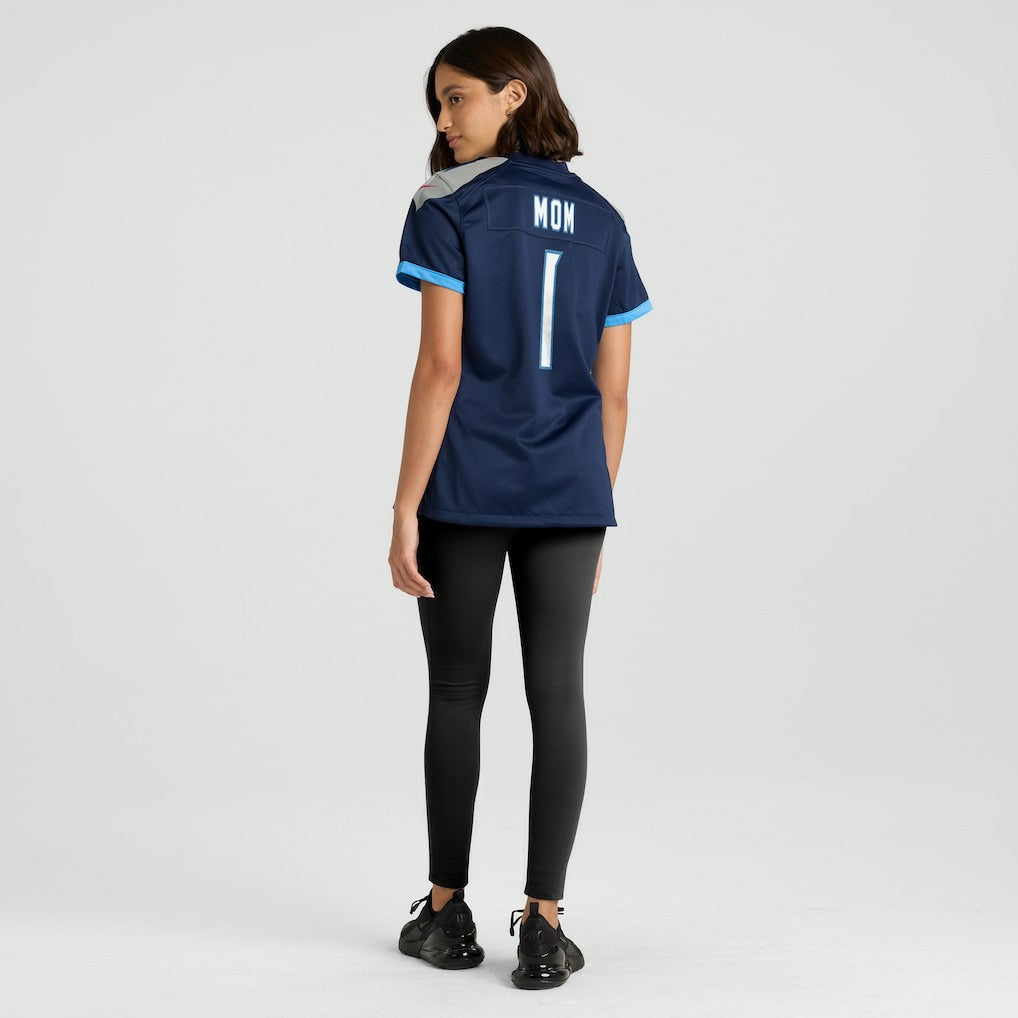 Nike Number 1 Mom Tennessee Titans Women's Game Jersey Navy