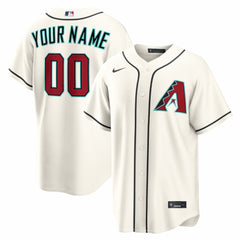 Arizona Diamondbacks Nike Home Replica Custom Jersey - Cream - Nike Sale
