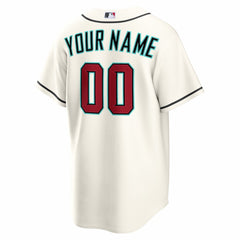 Arizona Diamondbacks Nike Home Replica Custom Jersey - Cream - Nike Sale