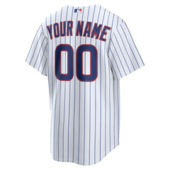 Chicago Cubs Nike Home Replica Custom Jersey - White - Nike Discount