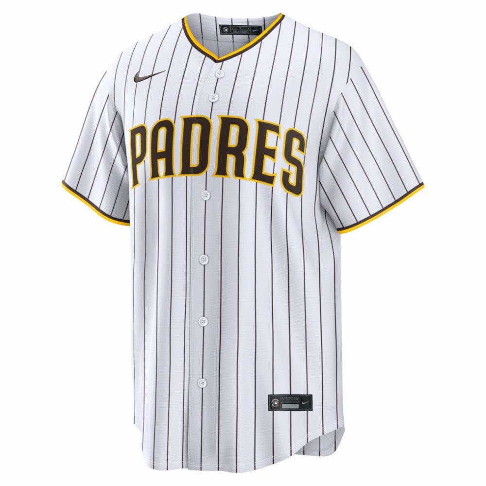 San Diego Padres Nike Home Replica Custom Jersey - White - Nike Discount