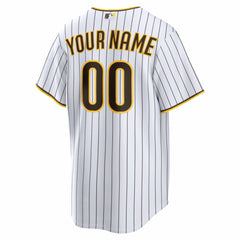 San Diego Padres Nike Home Replica Custom Jersey - White - Nike Discount