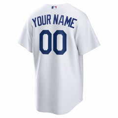 Los Angeles Dodgers Nike Home Replica Custom Jersey - White - Nike Online