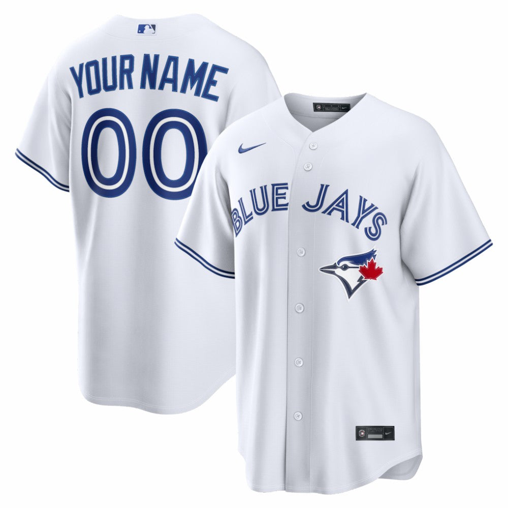 Toronto Blue Jays Nike Home Replica Custom Jersey - White - Nike Sale