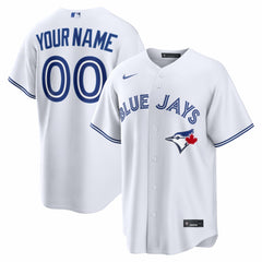 Toronto Blue Jays Nike Home Replica Custom Jersey - White - Nike Sale