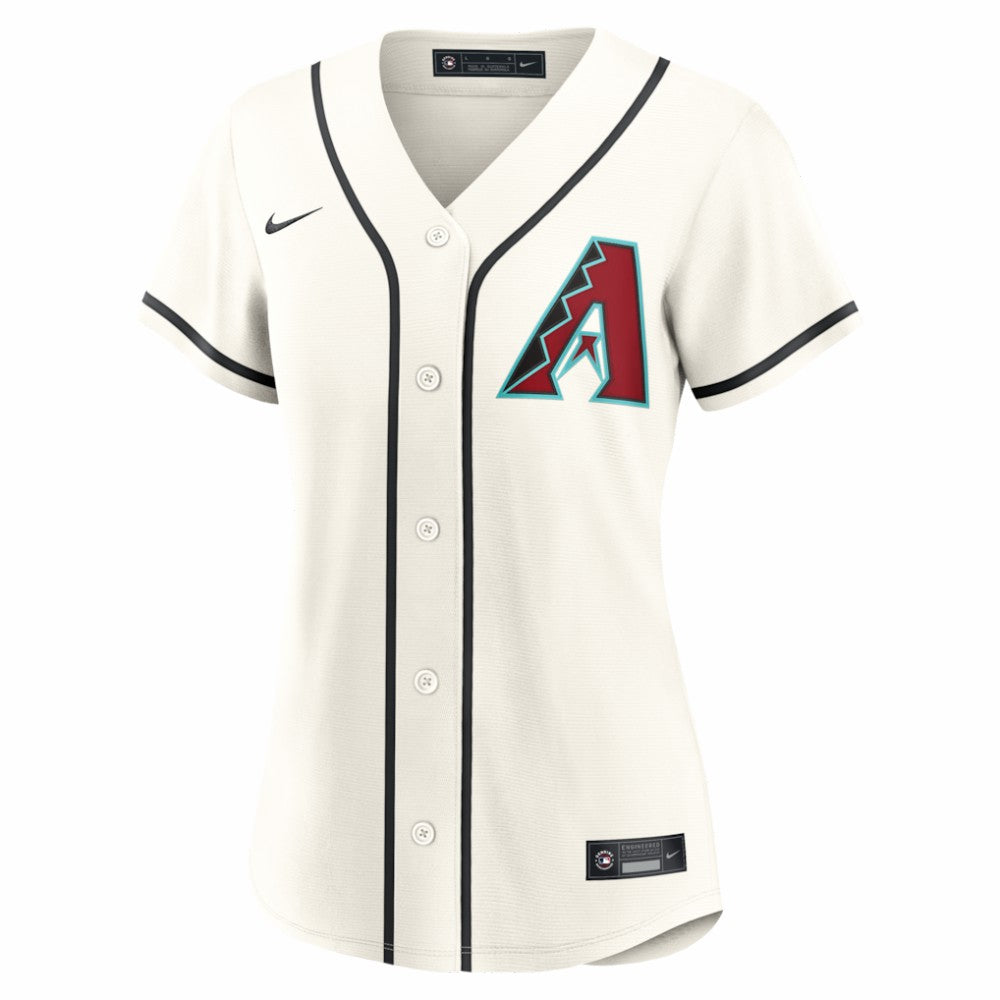 Arizona Diamondbacks Nike Women's Home Replica Custom Jersey - Cream - Nike on Sale