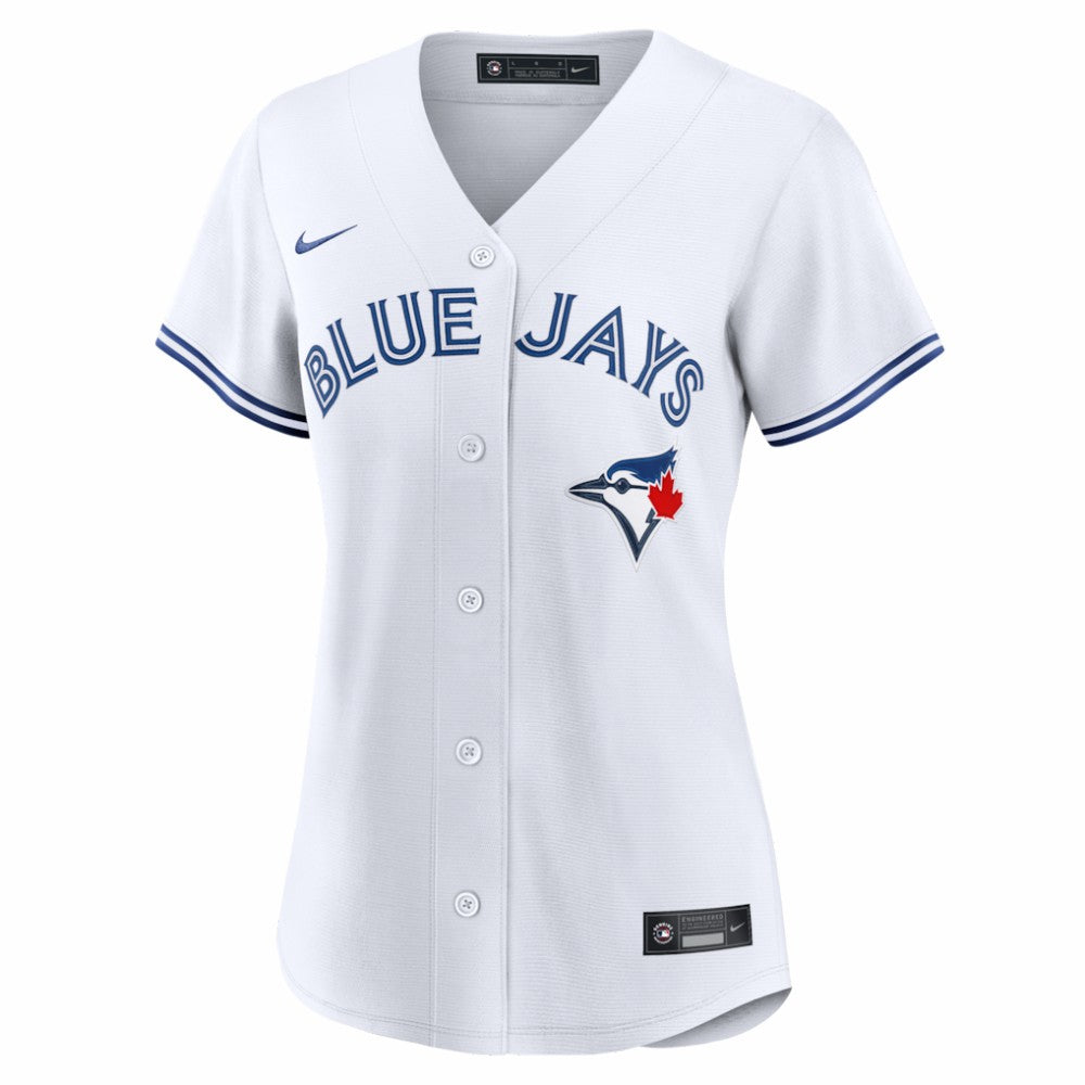 Toronto Blue Jays Nike Women's Home Replica Custom Jersey - White - Nike Lifestyle