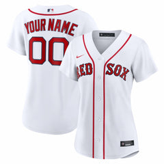 Boston Red Sox Nike Women's Home Replica Custom Jersey - White - Nike Sale