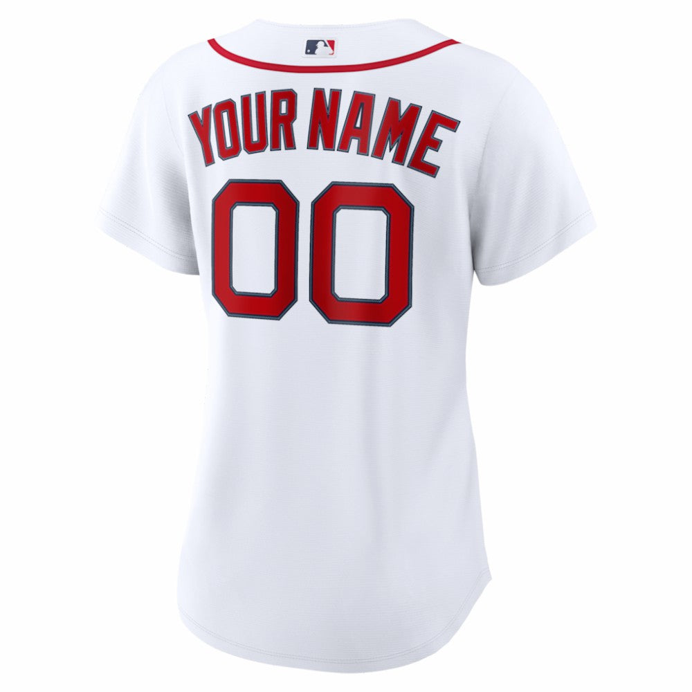 Boston Red Sox Nike Women's Home Replica Custom Jersey - White - Nike Sale
