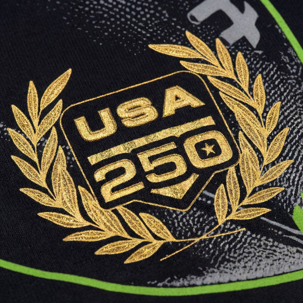 Fanatics Seattle Seahawks USA 250 Gold Standard Team Heritage Fleece Sweatshirt Black