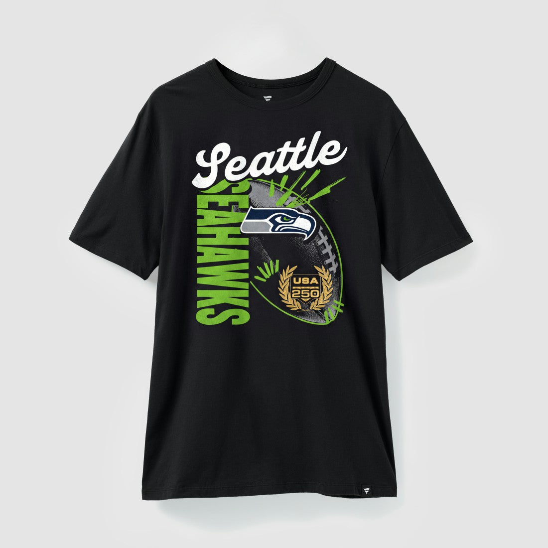 Fanatics Seattle Seahawks USA 250 Gold Standard Team Heritage T-Shirt Black