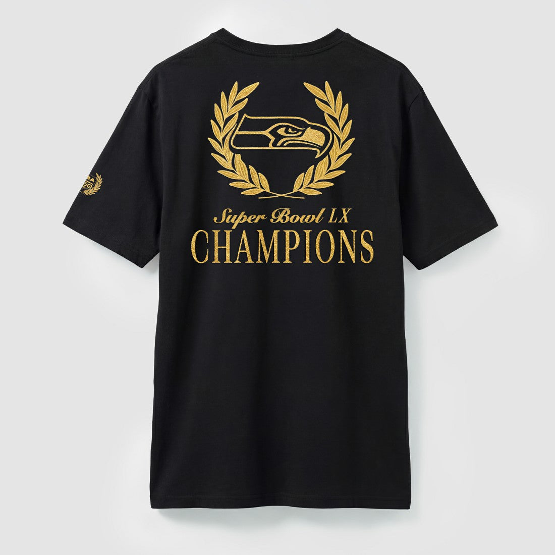 Fanatics Seattle Seahawks Super Bowl LX Champions USA 250 NFL Gold Standard T-Shirt Black
