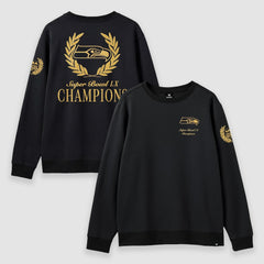 Fanatics Seattle Seahawks Super Bowl LX Champions USA 250 NFL Gold Standard Fleece Sweatshirt Black