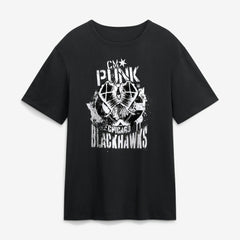 CM Punk x Chicago Blackhawks Fanatics T-Shirt - Black - NHL 2001927312