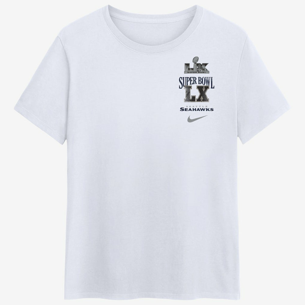 Nike Seattle Seahawks Women's Super Bowl LX Champions Long Ball T-Shirt White