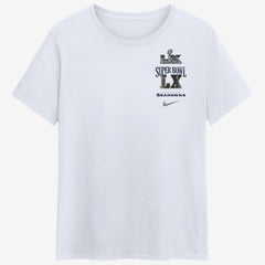 Nike Seattle Seahawks Women's Super Bowl LX Champions Long Ball T-Shirt White