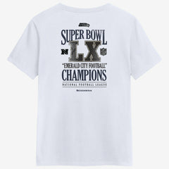 Nike Seattle Seahawks Women's Super Bowl LX Champions Long Ball T-Shirt White