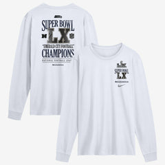 Nike Seattle Seahawks Super Bowl LX Champions Long Ball Long Sleeve T-Shirt White