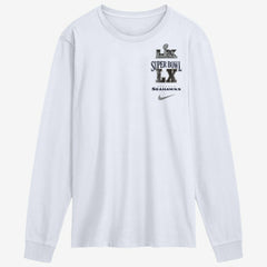 Nike Seattle Seahawks Super Bowl LX Champions Long Ball Long Sleeve T-Shirt White