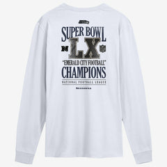 Nike Seattle Seahawks Super Bowl LX Champions Long Ball Long Sleeve T-Shirt White