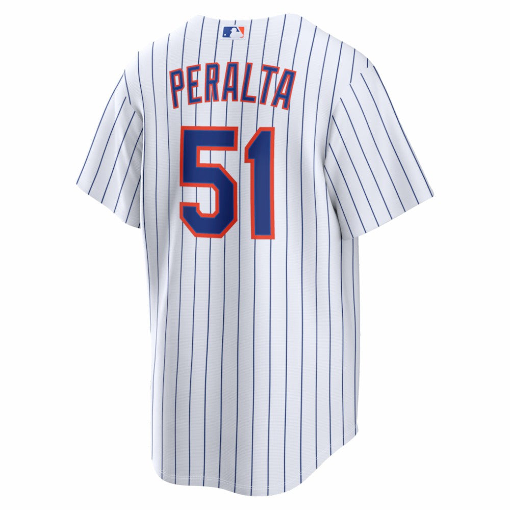Freddy Peralta New York Mets Nike Home Replica Jersey - White - Nike Lifestyle