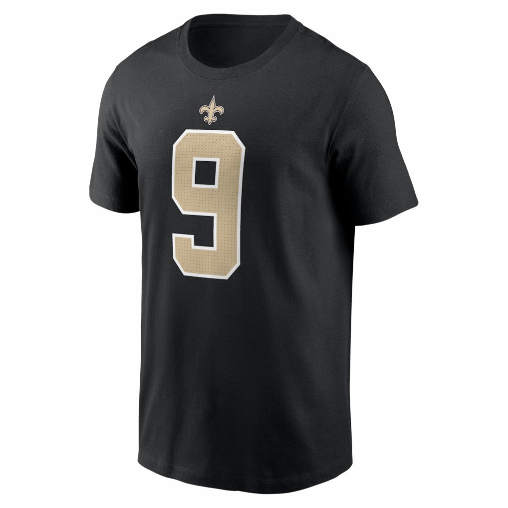 Nike Drew Brees New Orleans Saints Retired Player Name & Number T-Shirt Black