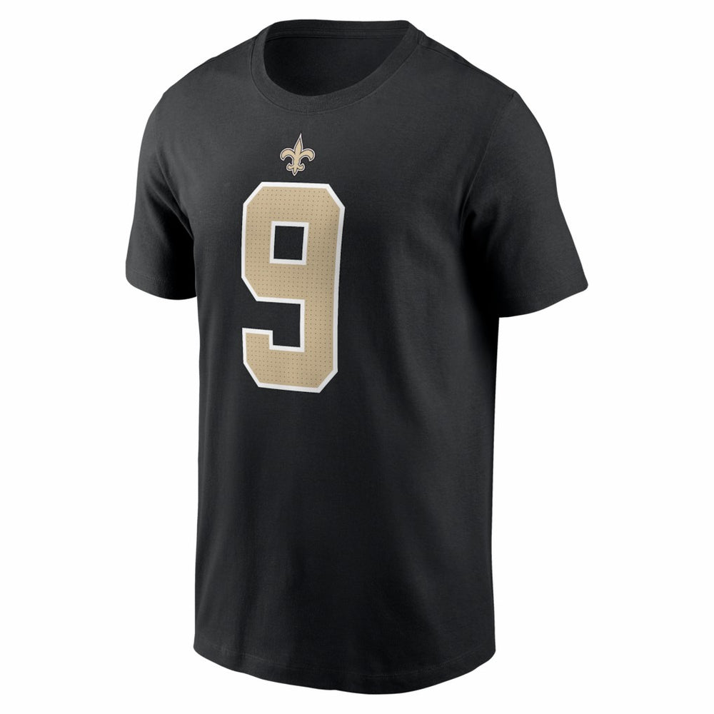 Nike Drew Brees New Orleans Saints Retired Player Name & Number T-Shirt Black