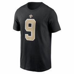 Nike Drew Brees New Orleans Saints Retired Player Name & Number T-Shirt Black