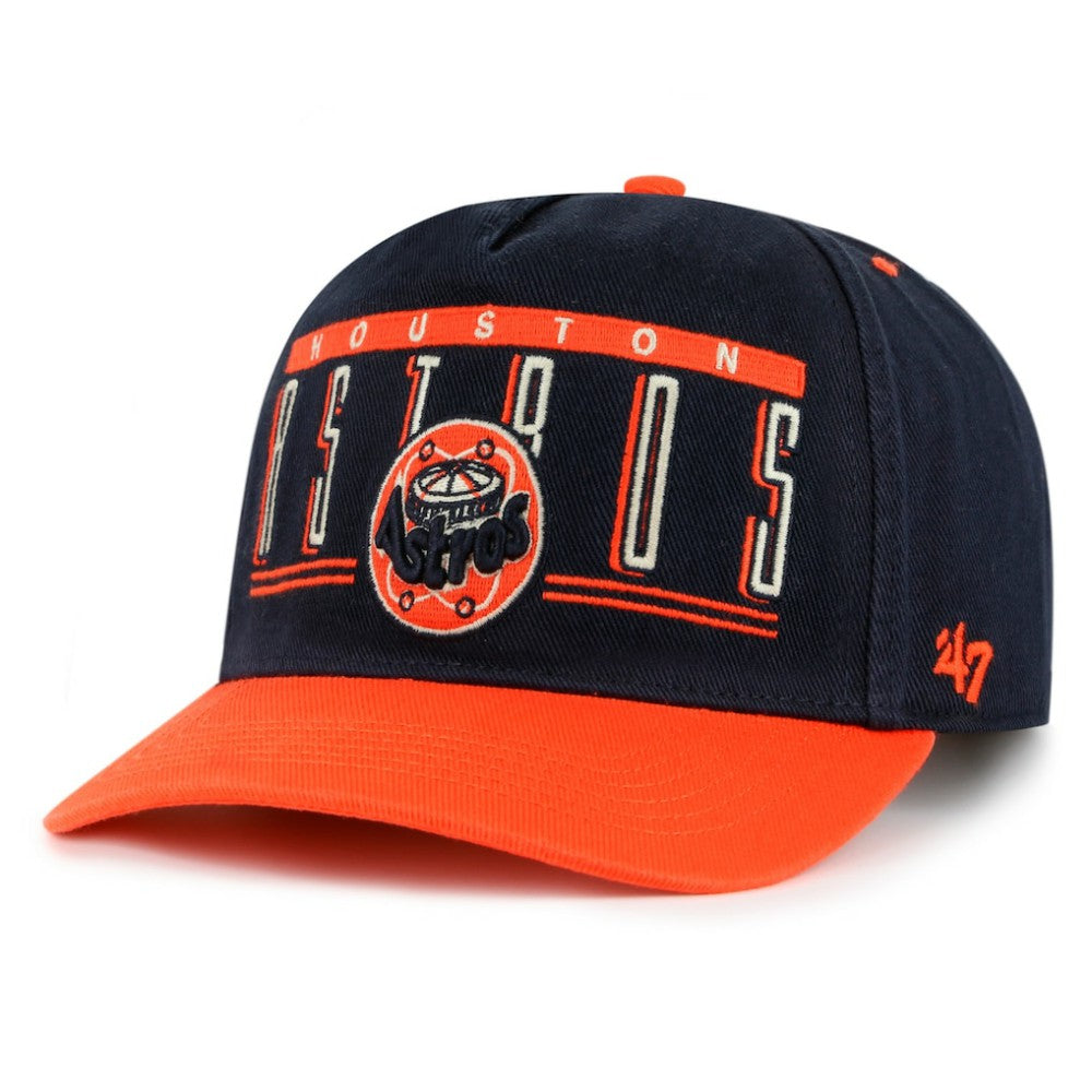 Houston Astros '47  Double Headed Baseline Hitch Adjustable Hat - Navy - 47 brand on Sale