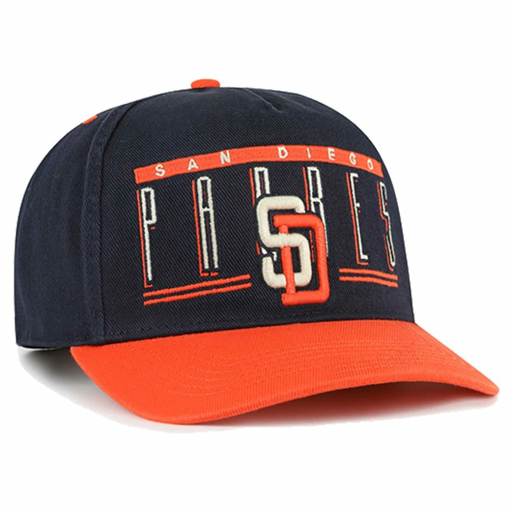 San Diego Padres '47  Double Headed Baseline Hitch Adjustable Hat - Navy - 47 brand Discount