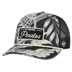 Pittsburgh Pirates '47 Tropicalia Trucker Hitch Adjustable Hat - Black - 47 brand Sale