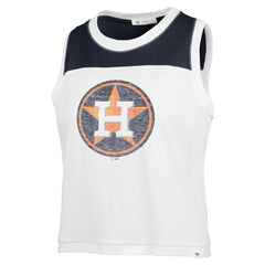 Houston Astros '47 Women's Premier Zoey Waist Length Tank Top - White - 47 brand Online