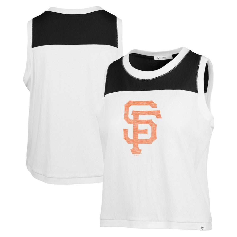 San Francisco Giants '47 Women's Premier Zoey Waist Length Tank Top - White - 47 brand Discount